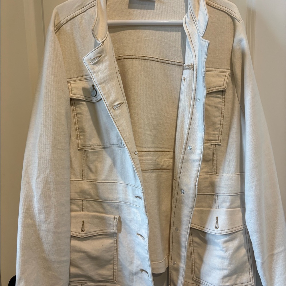 Lane bryant Stylish Cream Jacket